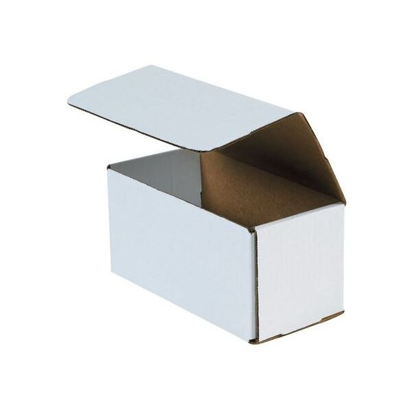 White Corrugated Mailers, 8" x 4" x