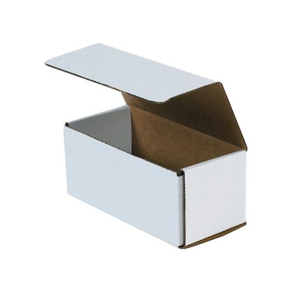 White Corrugated Mailers, 7-1/2" x
