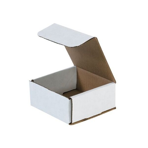White Corrugated Mailers, 4-3/8" x
