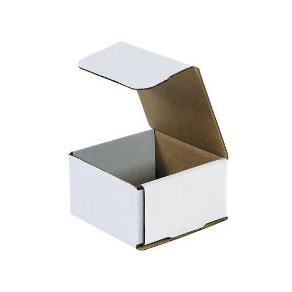 White Corrugated Mailers, 4-3/8" x