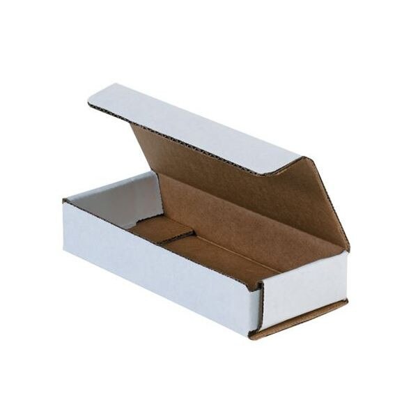 White Corrugated Mailers, 6" x 2-1/
