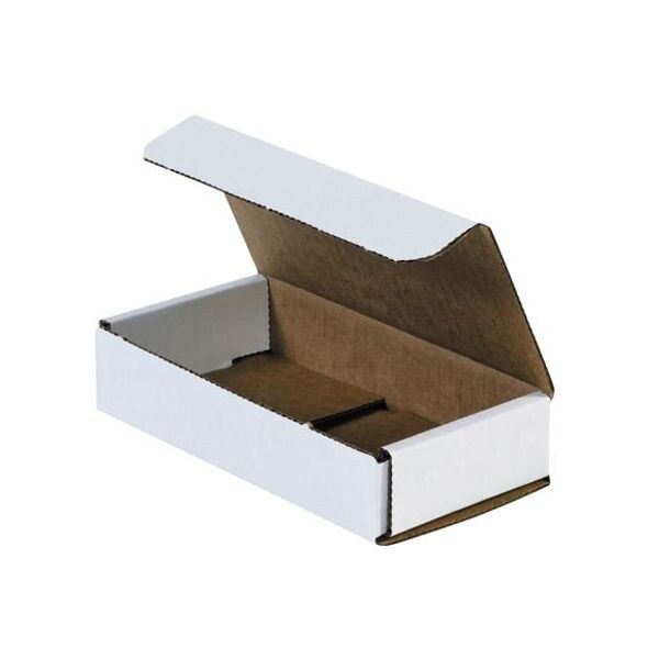White Corrugated Mailers, 6-1/2" x