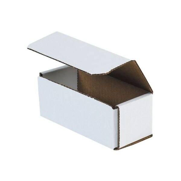 White Corrugated Mailers, 6" x 2-1/