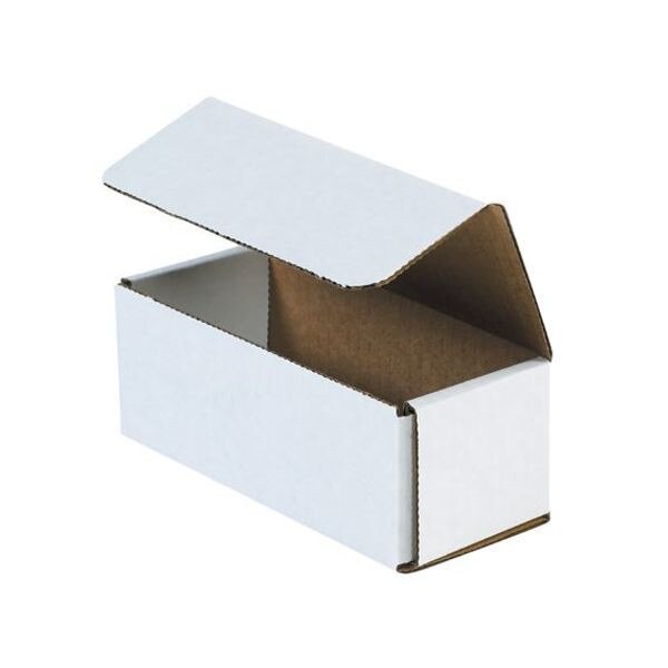 White Corrugated Mailers, 6-1/2" x