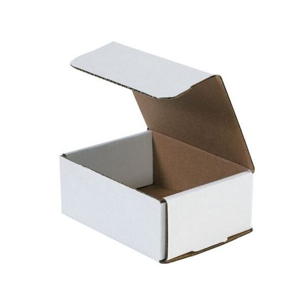 White Corrugated Mailers, 6-1/2" x