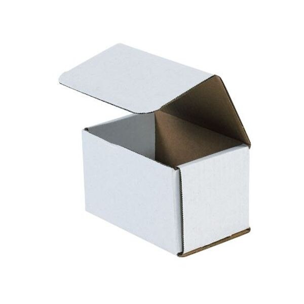 White Corrugated Mailers, 5-1/2" x