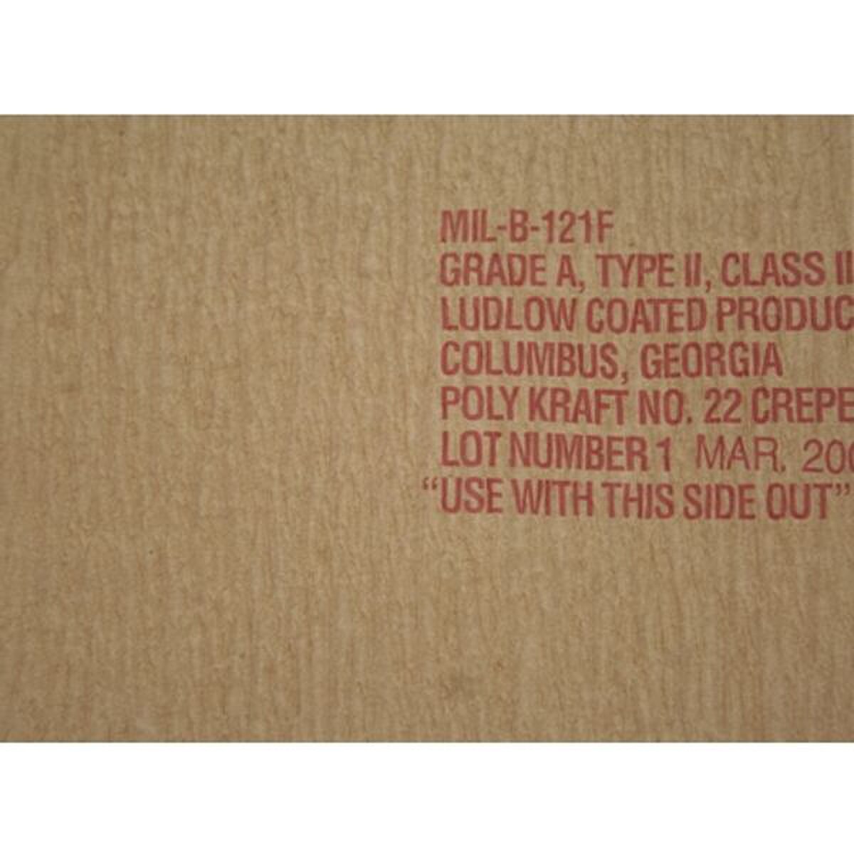 MIL-PRF-121G TY II GR A CL II Roll
