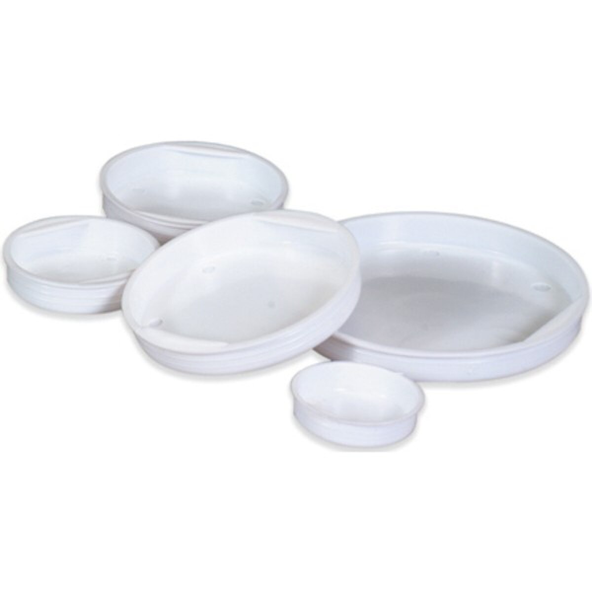 Plastic End Caps, Fits 2-1/2" Tube