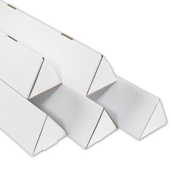 Triangle Mailing Tubes, 3" x 24-1/4