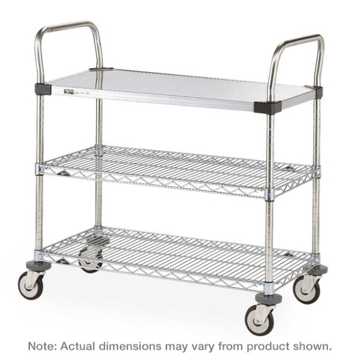 Metro MW402 3-Shelf Stainless Steel