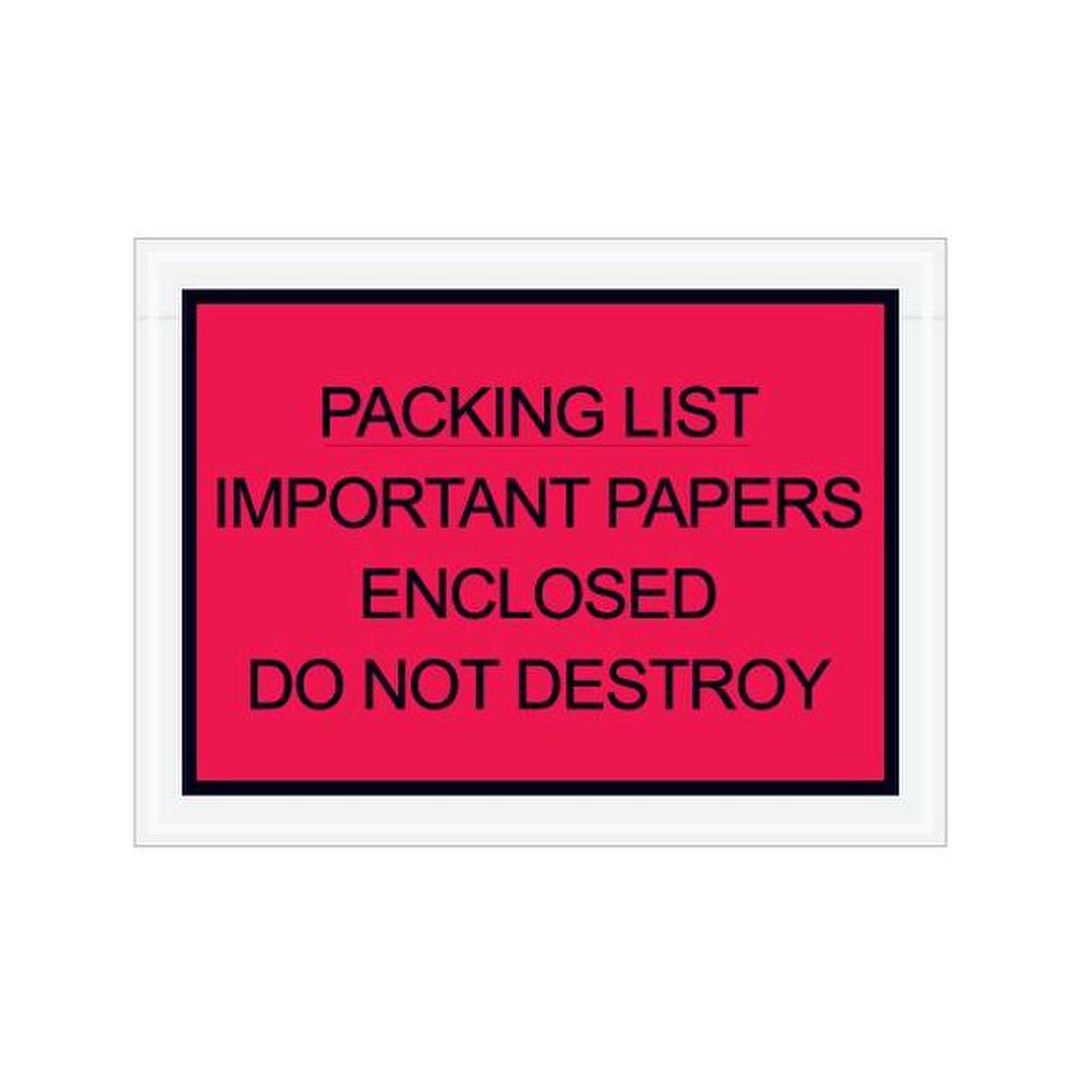 "Important Papers Enclosed" Envelop