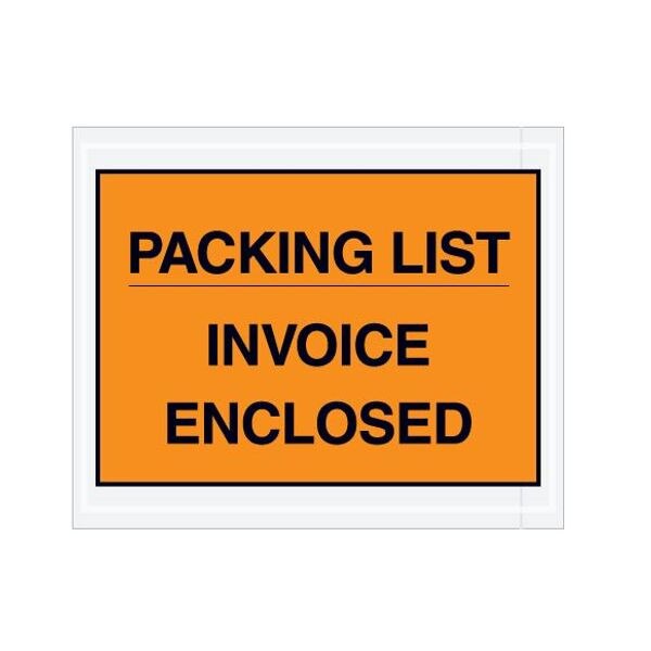 "Packing List/Invoice Enclosed" Env