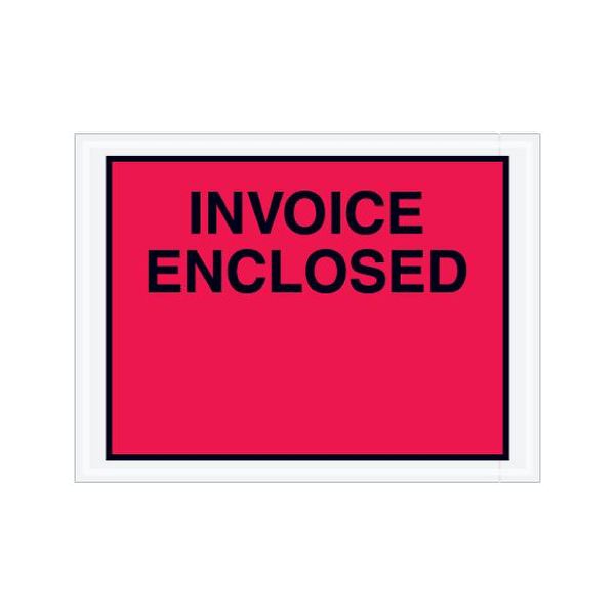 "Invoice Enclosed" Envelopes, 4-1/2