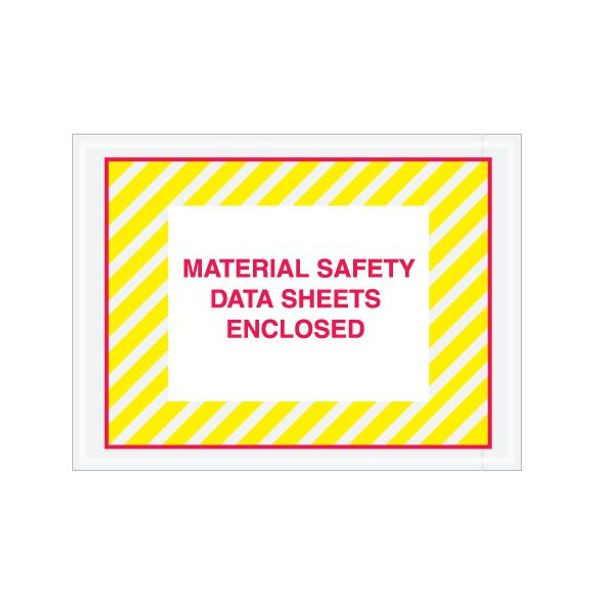 "Material Safety Data Sheet Enclose