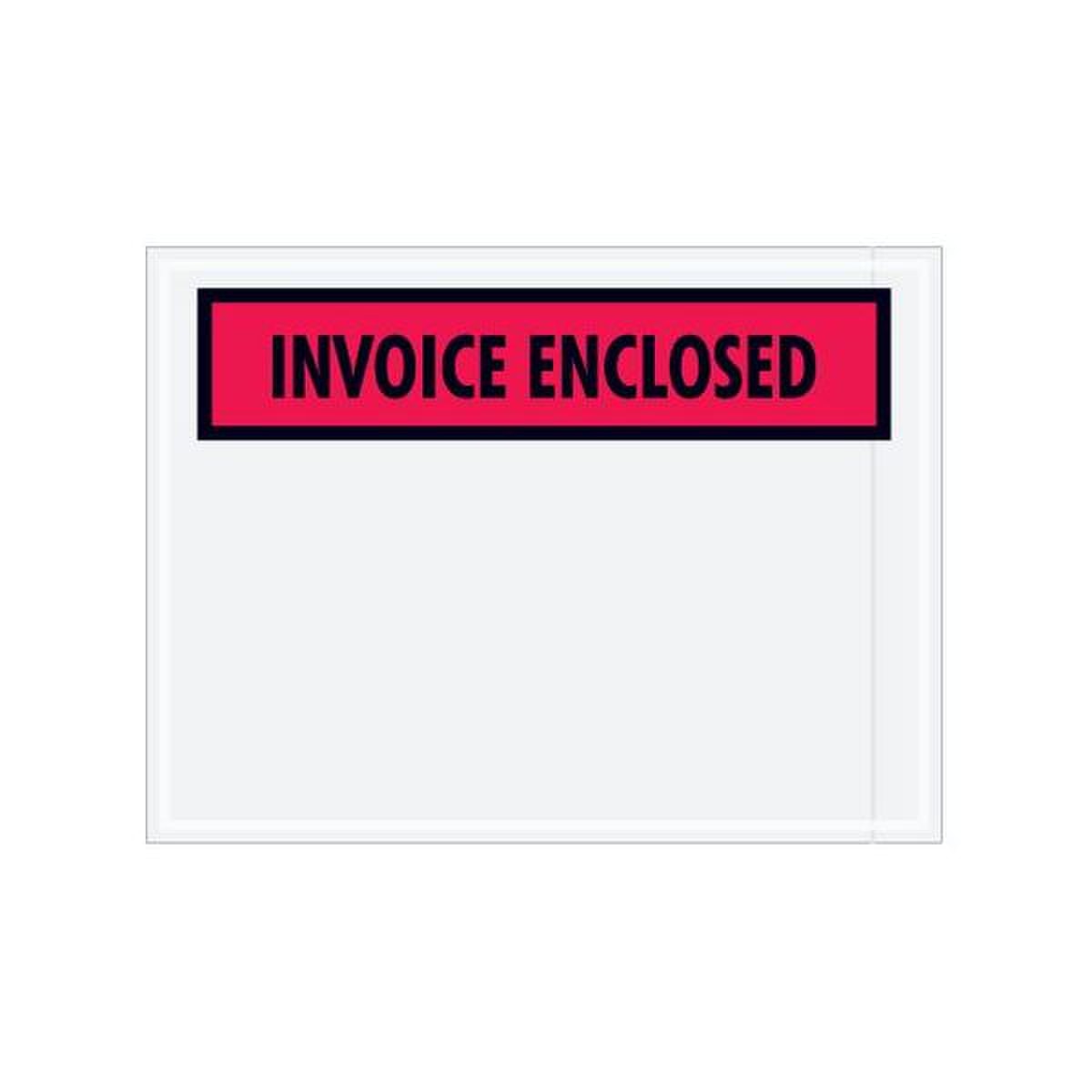 "Invoice Enclosed" Envelopes, 4-1/2