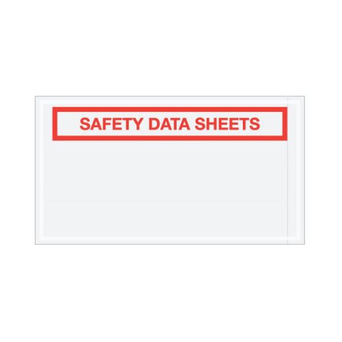 "Safety Data Sheets" Envelopes, 5-1