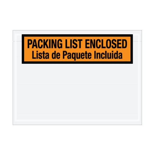 Bilingual "Packing List Enclosed" E