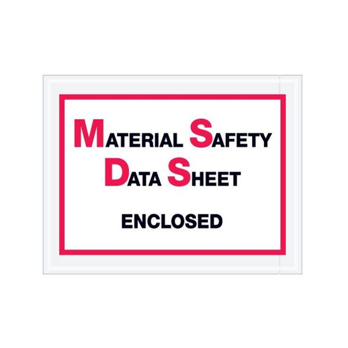 "Material Safety Data Sheet Enclose