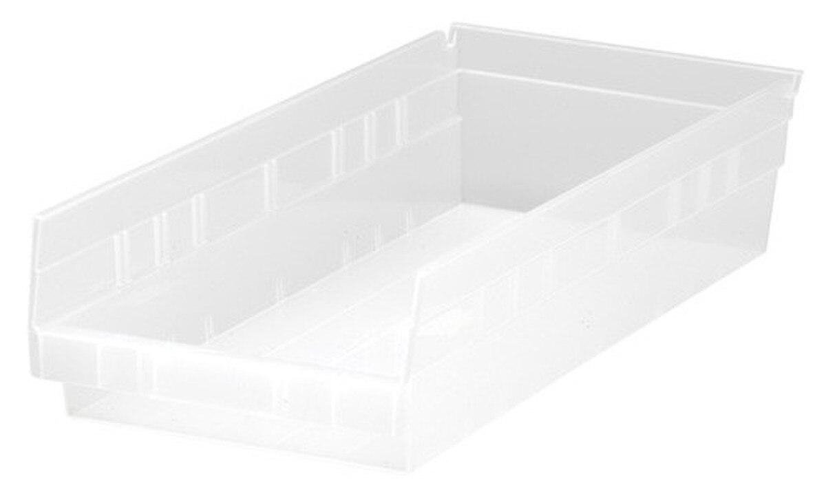 Quantum Storage QSB108CL Clear Shel