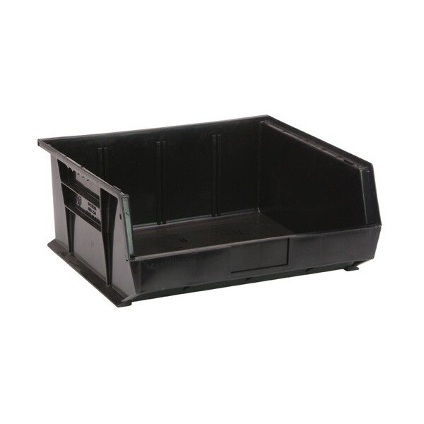 Stackable Black ESD Tote Box; Conductive, 22.50 x 17.50 x 3.00 6300-30