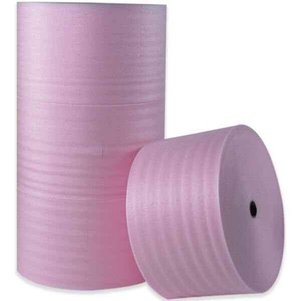 Pink antistatic polyethylene foam