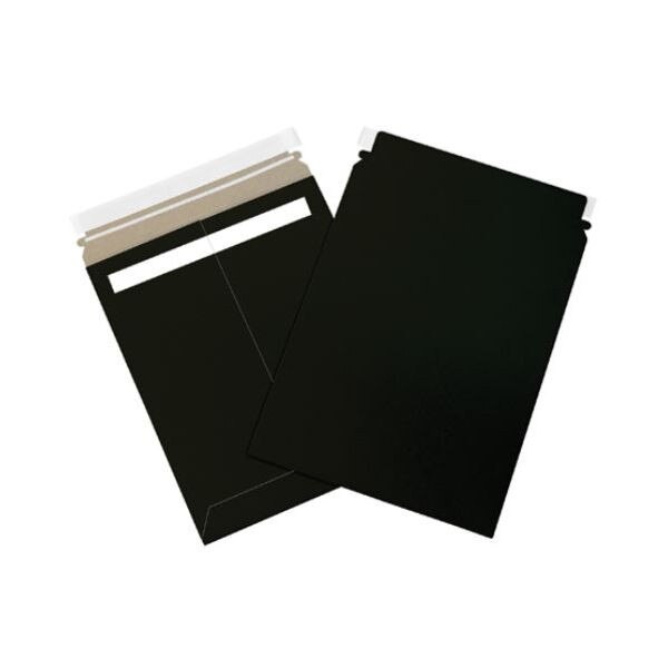 Black Self-Seal Flat Mailers, 17" x