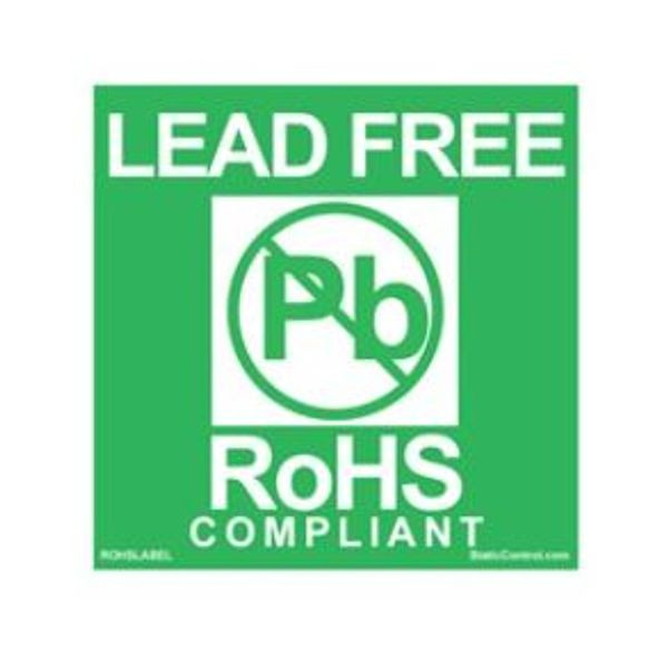 SCS ROHSLABEL RoHS Lead Free Label,