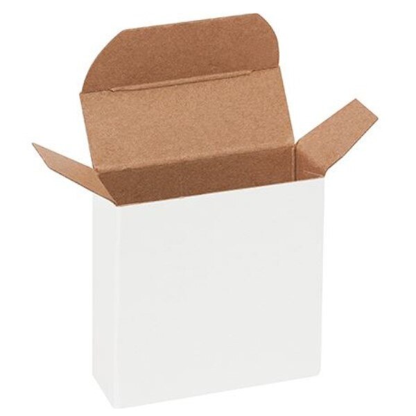 White Reverse Tuck Folding Chipboar