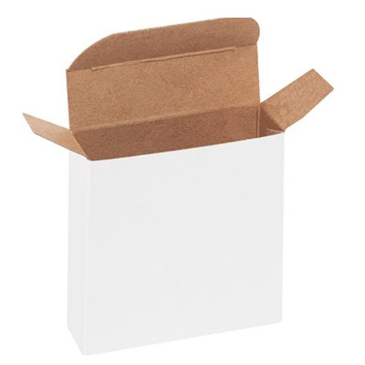 White Reverse Tuck Folding Chipboar