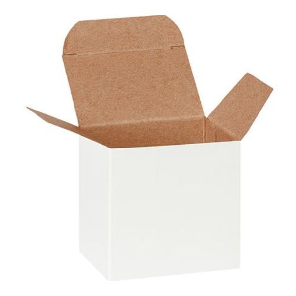 White Reverse Tuck Folding Chipboar