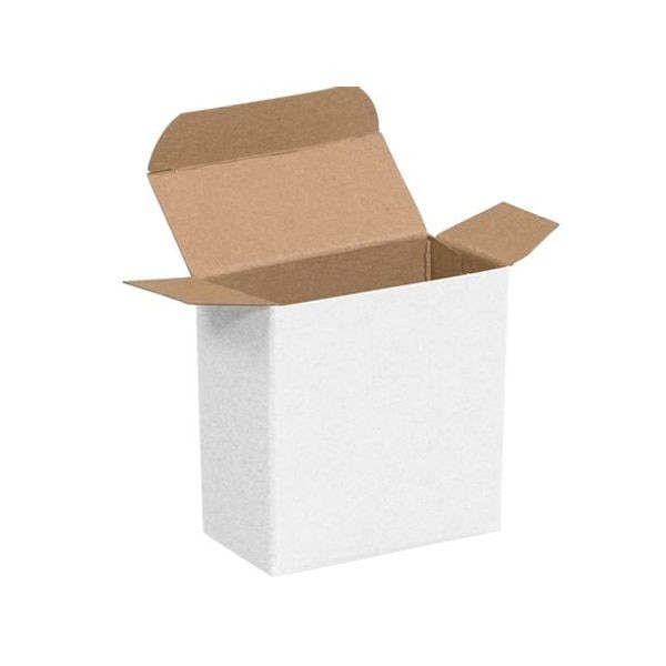 White Reverse Tuck Folding Chipboar