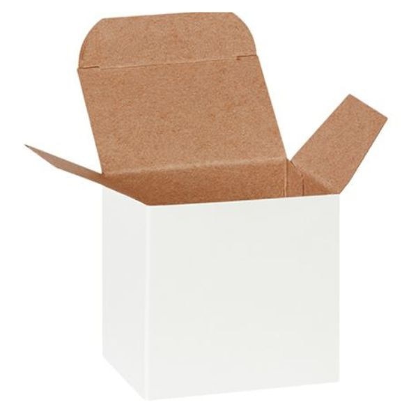 White Reverse Tuck Folding Chipboar