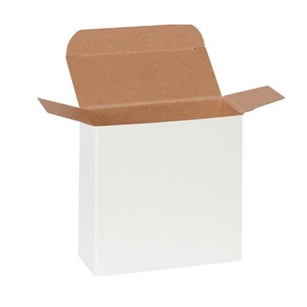White Reverse Tuck Folding Chipboar