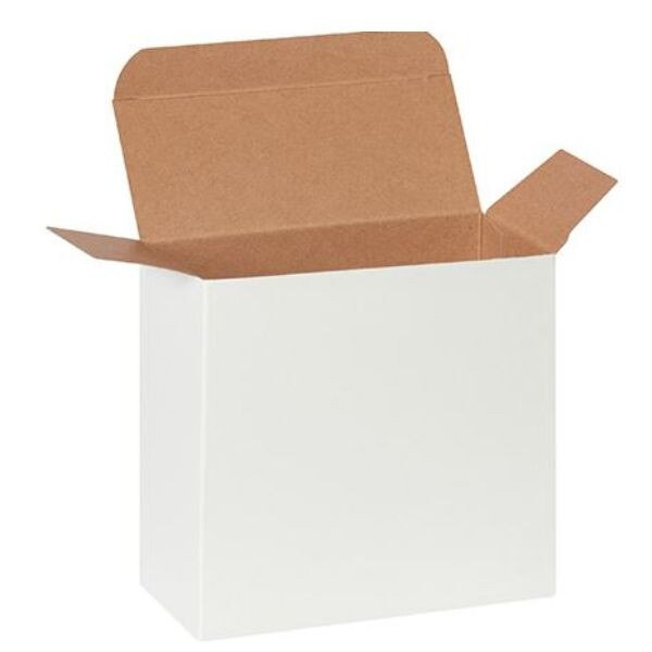 White Reverse Tuck Folding Chipboar