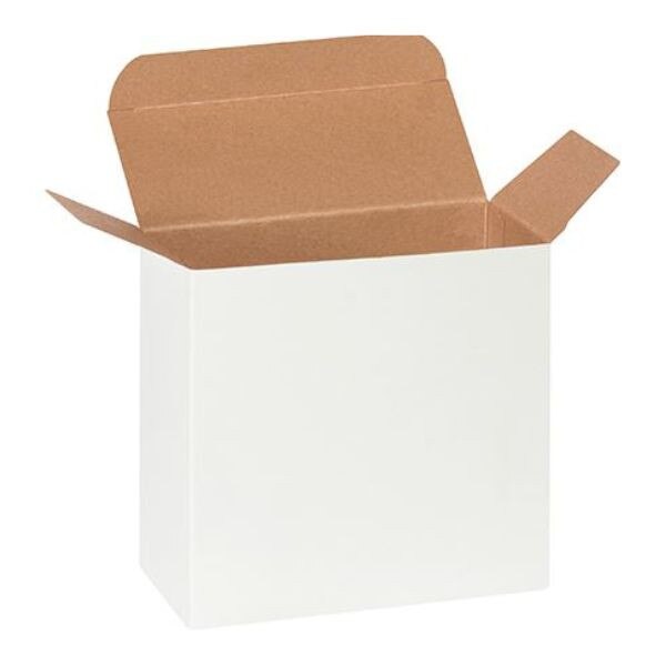 White Reverse Tuck Folding Chipboar