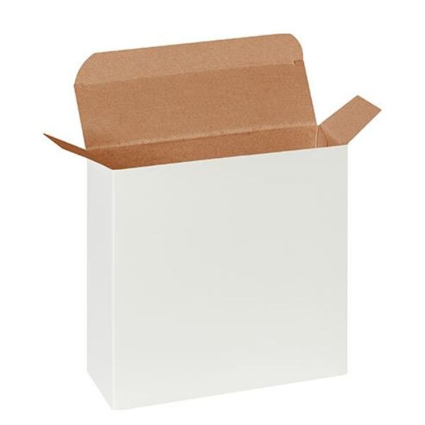 White Reverse Tuck Folding Chipboar