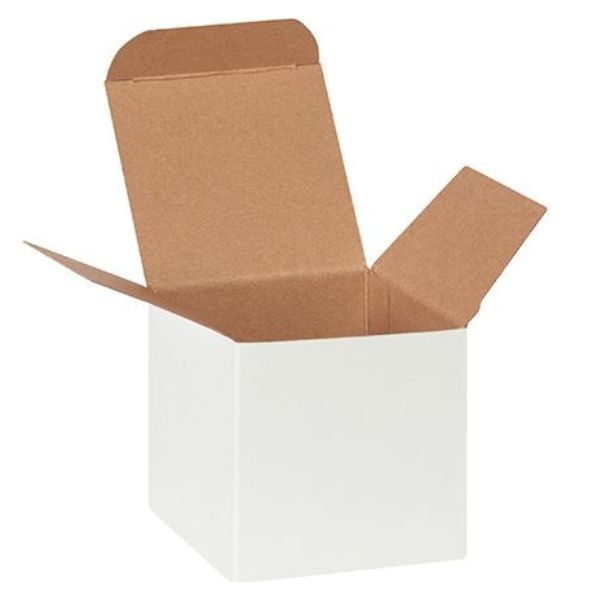 White Reverse Tuck Folding Chipboar