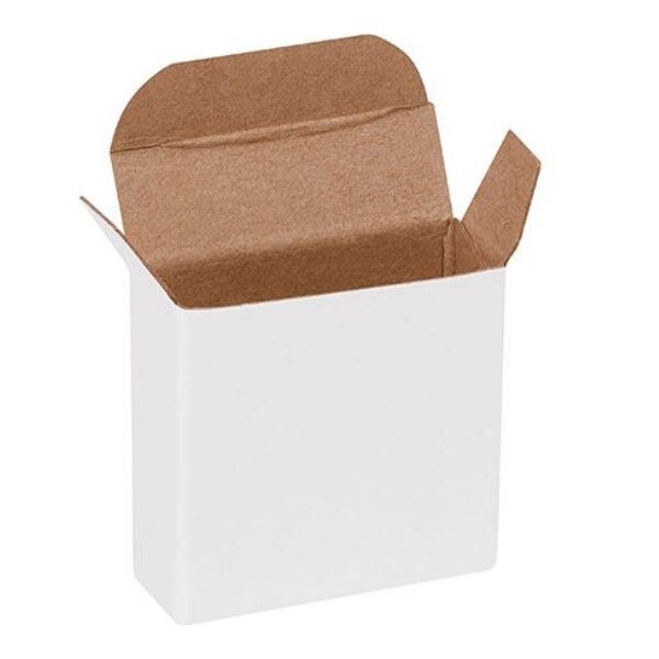 White Reverse Tuck Folding Chipboar