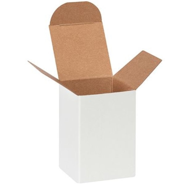 White Reverse Tuck Folding Chipboar