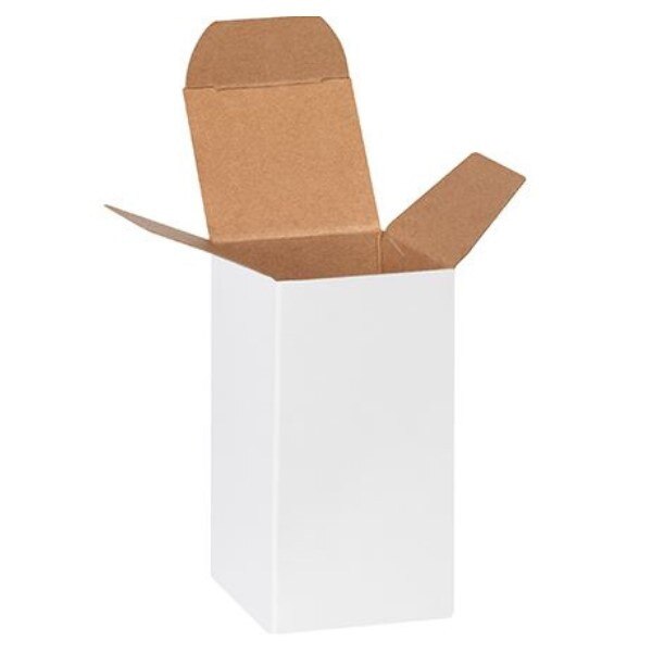 White Reverse Tuck Folding Chipboar