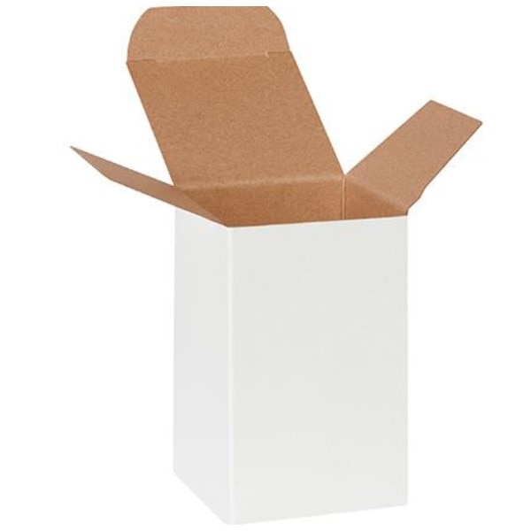 White Reverse Tuck Folding Chipboar