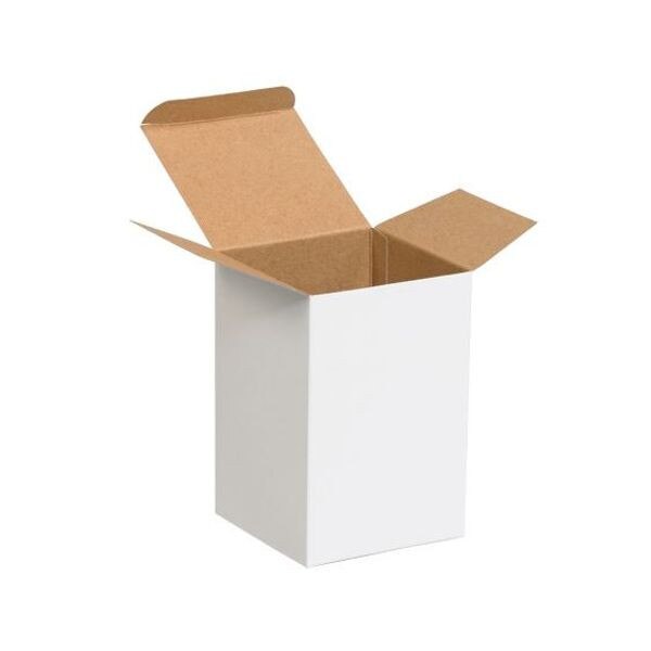 White Reverse Tuck Folding Chipboar