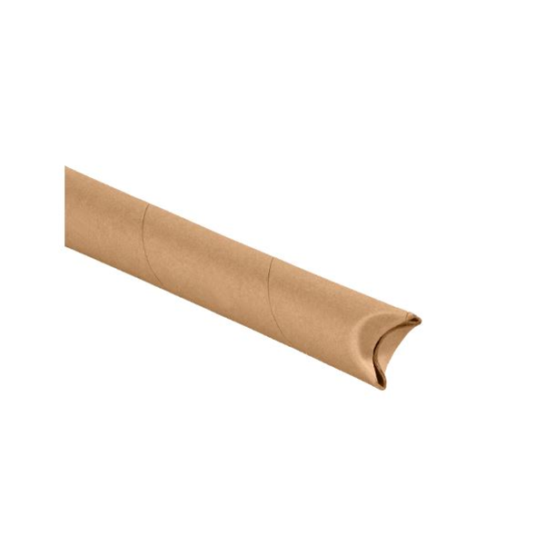 Crimped End Mailing Tubes, 2" x 15"