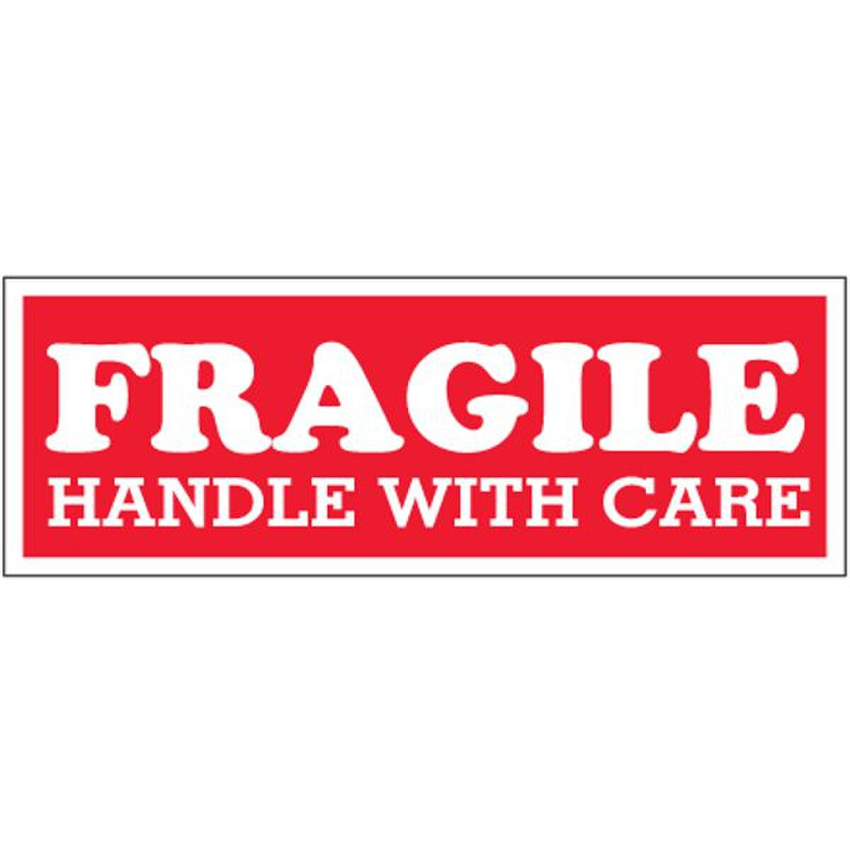 Fragile - Handle With Care Label, 1