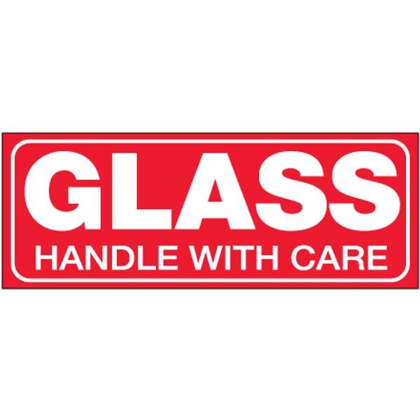 Glass - Handle With Care Label, 1-1