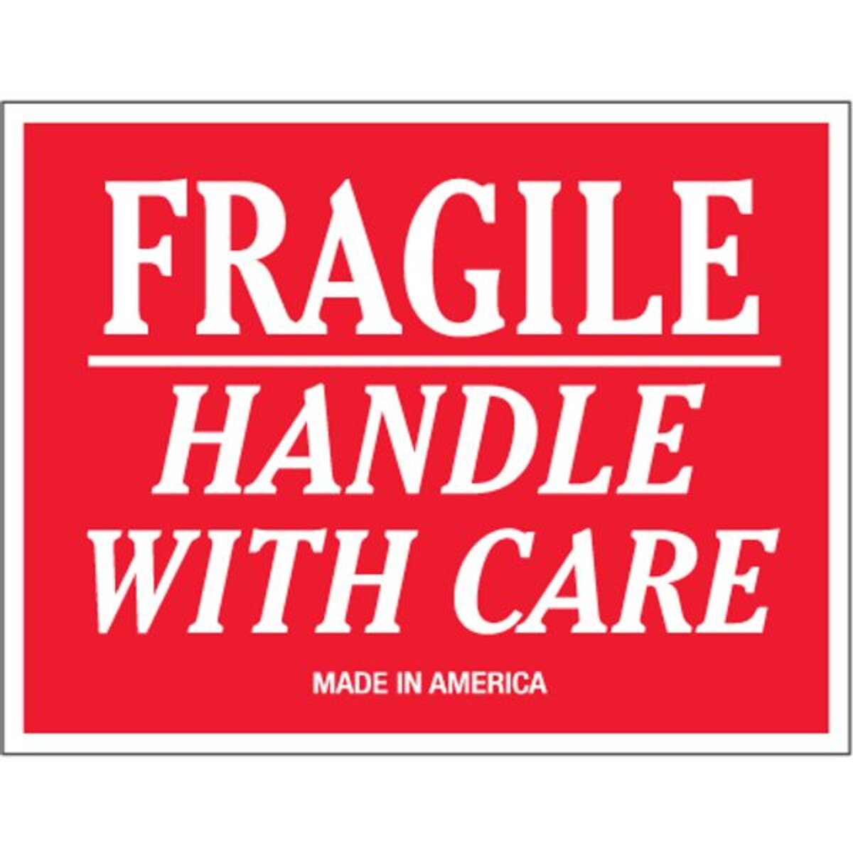 Fragile - Handle With Care Label, 3