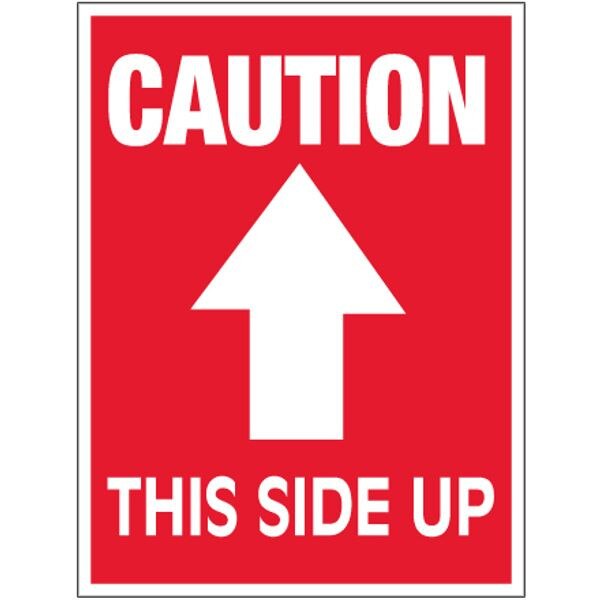 Caution This Side Up - Arrows Label