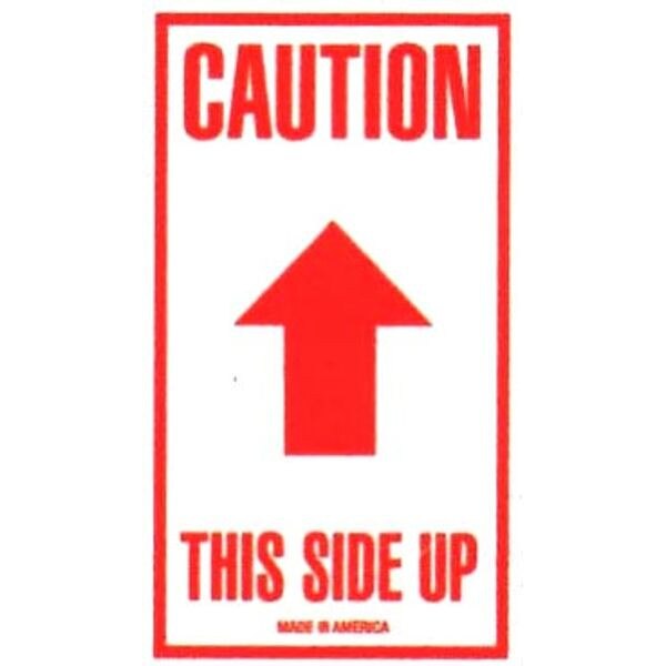 This Side Up, Caution - Arrows Labe