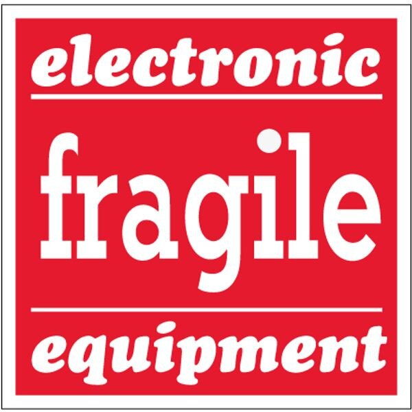 Fragile - Electronic Equipment Labe