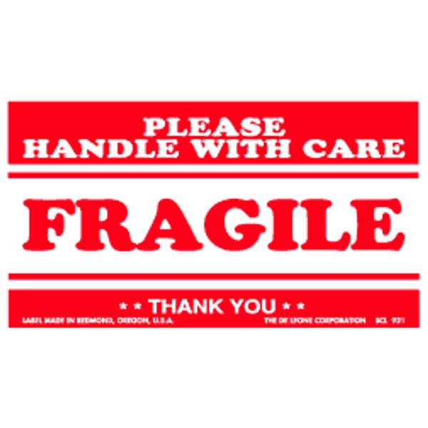 Fragile - Handle With Care Label, 3
